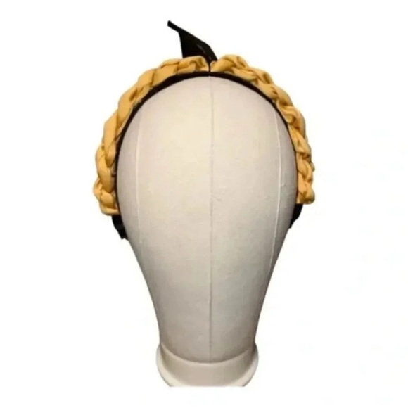 Butter Yellow Braided Headband NWT - Picture 2 of 8
